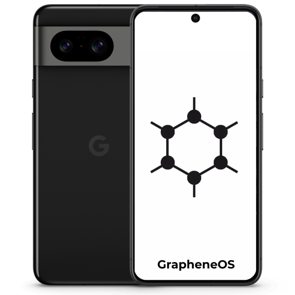 Google Pixel 8 5G 128GB entsperrt Graphene OS Smartphone – Top A+ Zustand