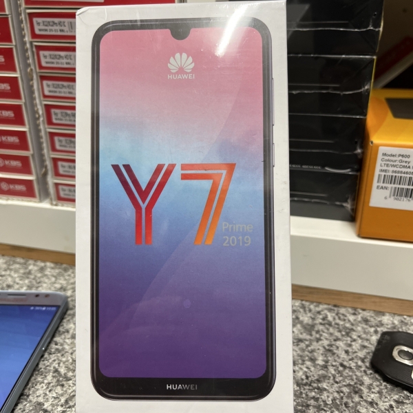 Entsperrt Huawei Y7 Prime (2019) 4GB+128GB Smartphone blau neu versiegelt