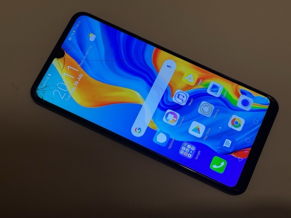 Huawei P30 lite New Edition Mar-LX1B – Smartphone nur für Teile oder Reparatur verkauft