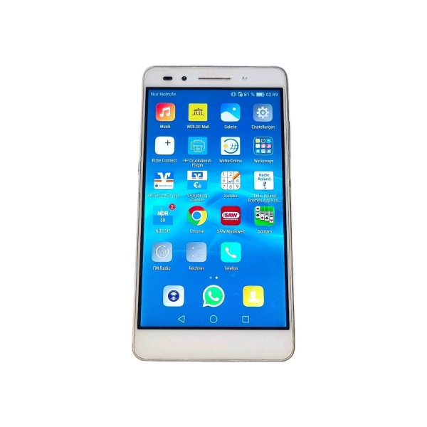 Smartphone Huawei Honor 7 16GB PLK-L01 Silber 5,2“ 20MP ohne Simlock #6980