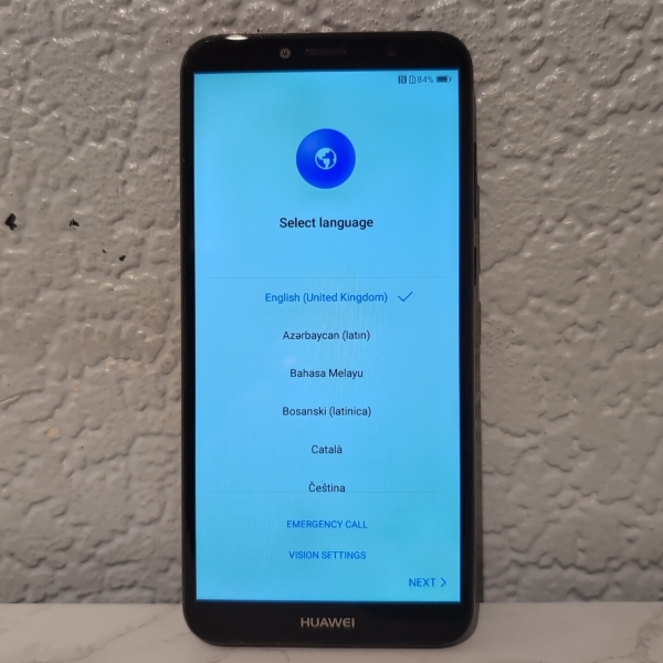 Huawei Y6 2018 Smartphone ATU-L11 – (Netz gesperrt) 16GB Android 8 4G schwarz