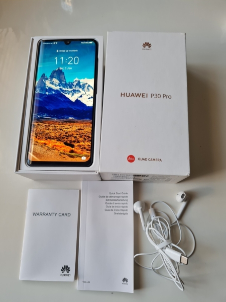 Huawei P30 Pro 128GB VOG-L09 entsperrt 4G Android Smartphone guter Zustand