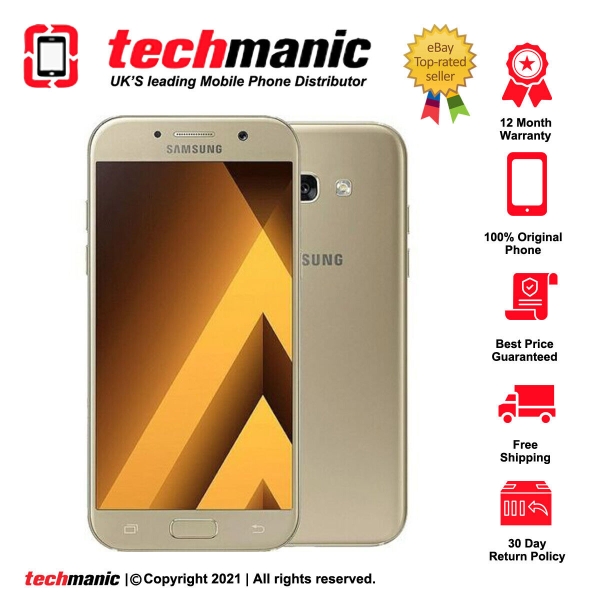Samsung Galaxy A5 2017 SM-A520F – 32 GB – goldfarbenes entsperrtes Smartphone