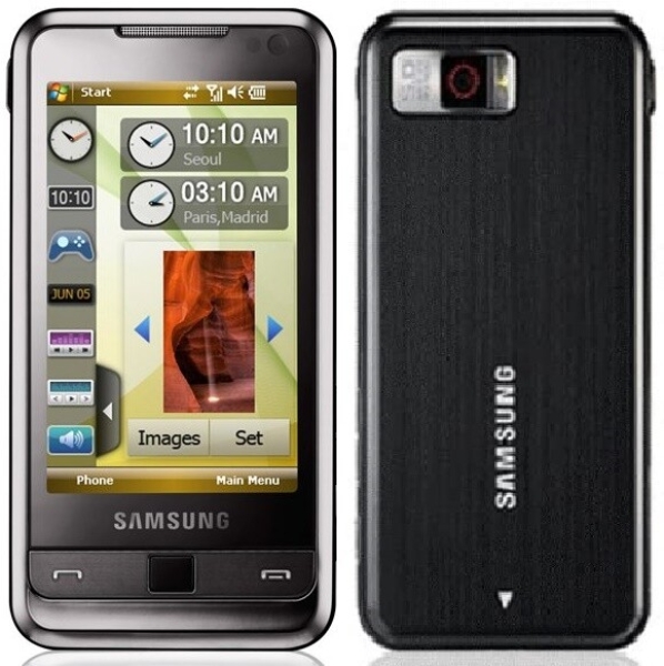 Samsung Omnia SGH-I900 – 8GB – Modern Black (Ohne Simlock) Smartphone- Top