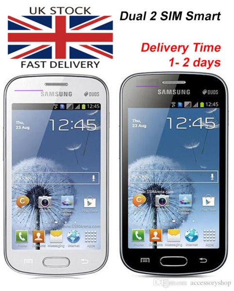 Samsung Galaxy Trend S Duos GT-S7562i entsperrt Android 3G, Dual 2 SIM Smart