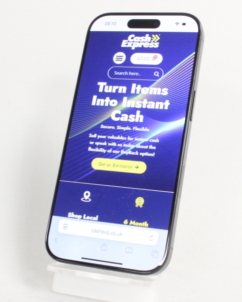 iPhone 16 Pro 128GB Smartphone mit Apple Garantie – Schwarz – 100% BH (B)