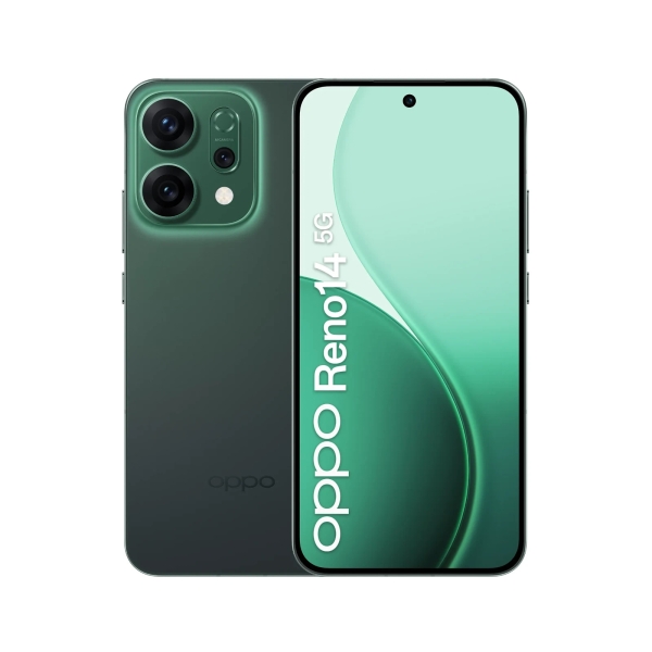 Handy Smartphone OPPO Reno 14 5G 6.59 “ 12 + 256GB Leuchtende Green Grün