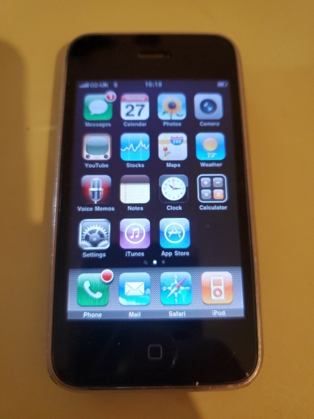 Apple iPhone 3G – 8GB – Schwarz (O2) A1241 (GSM) 170 Schöner Zustand ORIGINAL APPLE