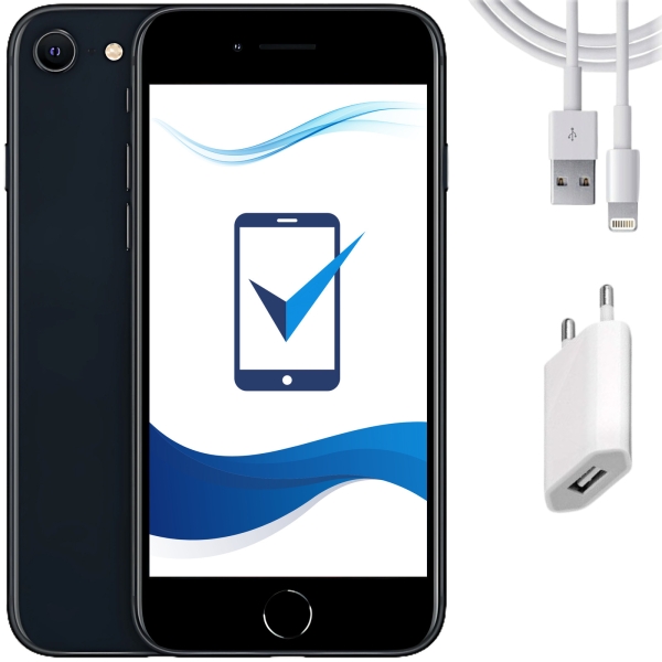 Smartphone Apple iPhone SE 2022 64GB Schwarz | Refurbished: Sehr gut