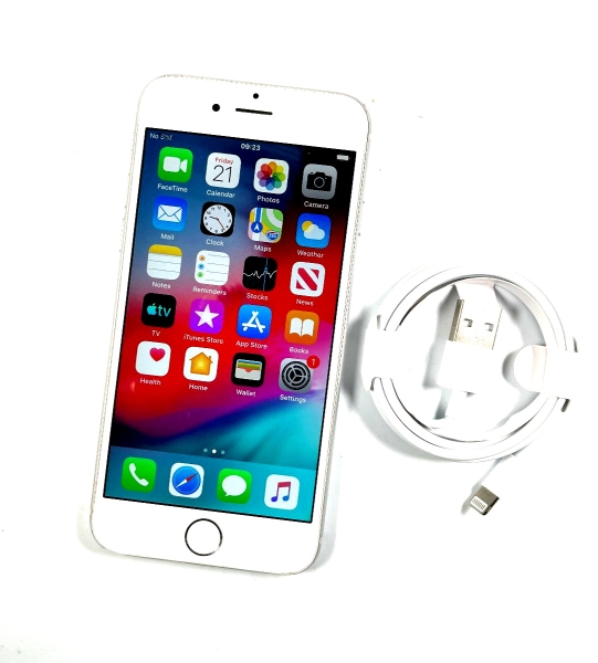 Apple iPhone 6 128GB Silber Entsperrt A1586 GUTER ZUSTAND GRADE B/C 822