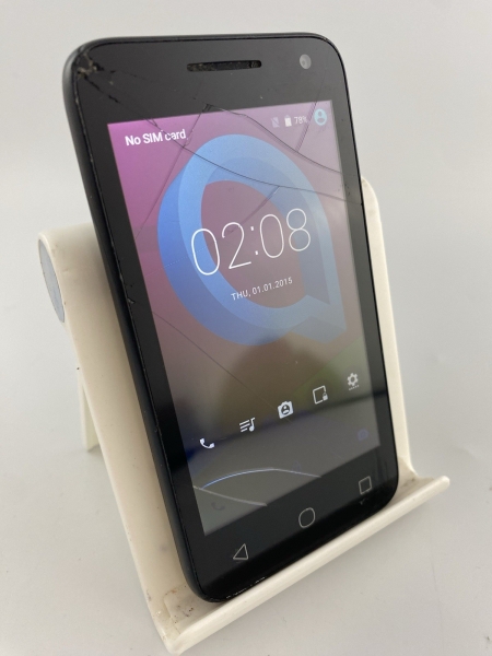 Alcatel Pixi 4 schwarz Tesco Netzwerk 8GB 5″ Android Touchscreen Smartphone gesprungen