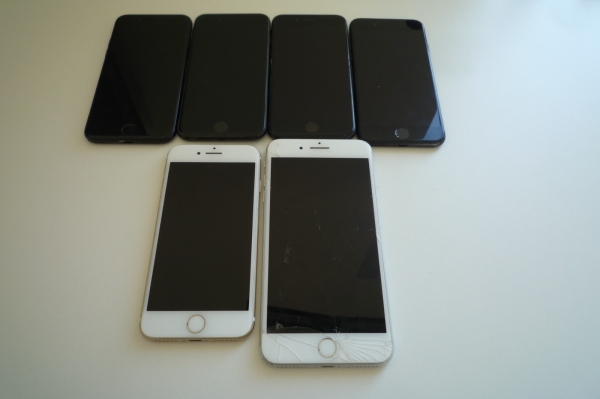 Restposten 6x Apple iPhones: iPhone 7, iPhone 7 Plus 32GB 128GB – Schwarz Silber Gold