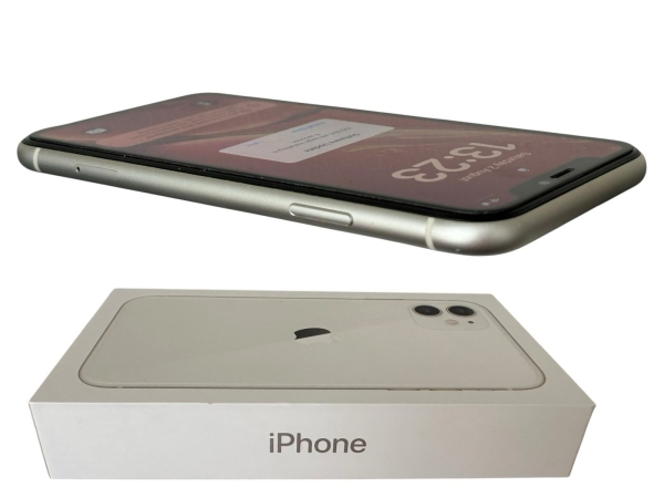 Apple iPhone 11 64GB, weiß, entsperrt Smartphone A2221 mit Karton sehr guter Zustand