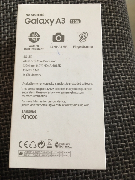 Samsung  Galaxy A3 SM-A300FU – 16GB – Soft Pink (Ohne Simlock) Smartphone