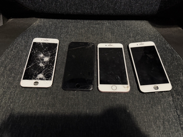 4x Apple iPhone 7 – Restposten Konvolut für Ersatzteile/Ersatzteile/nicht funktionsfähig