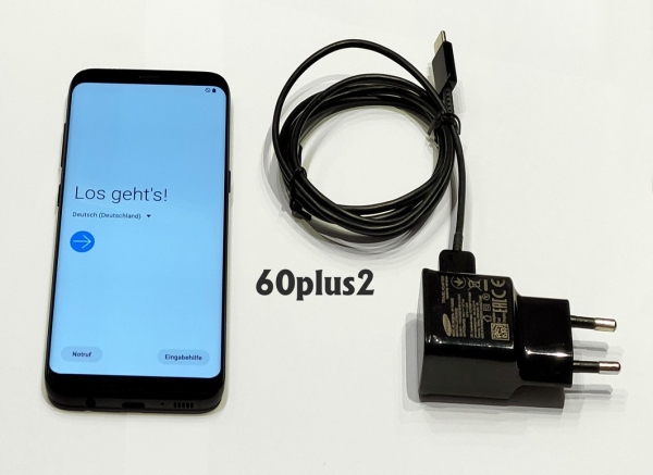 Samsung Galaxy S8 Smartphone SM-G950F, 64GB Speicher, 4 GB RAM, Midnight Black