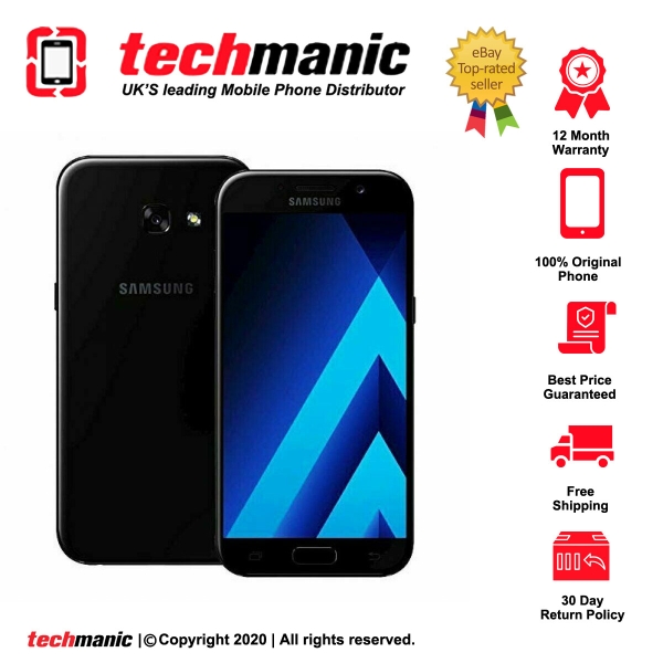 Samsung Galaxy A5 SM-A520F (2017) 32GB – himmelschwarz (entsperrt) Smartphone