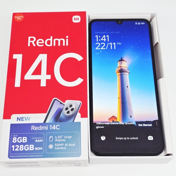 Xiaomi Redmi 14C Smartphone 128GB NFC Dual SIM 6,88 Display 50MP Midnight Black