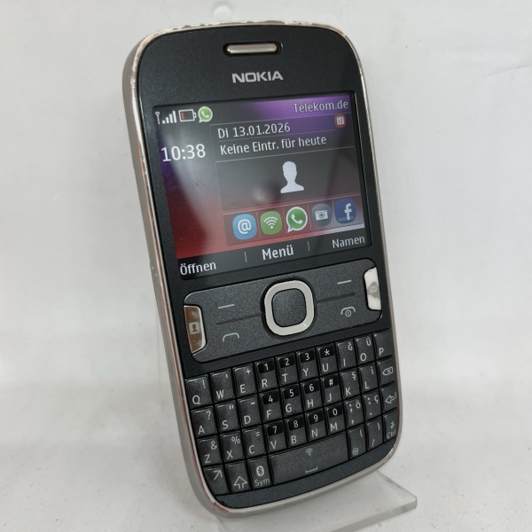 Nokia Asha 302 (RM-813) Smartphone in Grau (Akzeptabler Zustand & ohne Simlock)