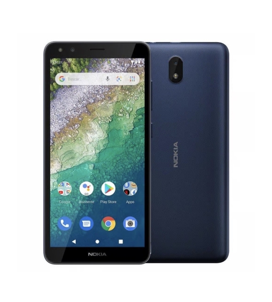 Neu Nokia C1 2nd Edition TA-1380 16GB 1GB RAM entsperrt Android Smartphone blau