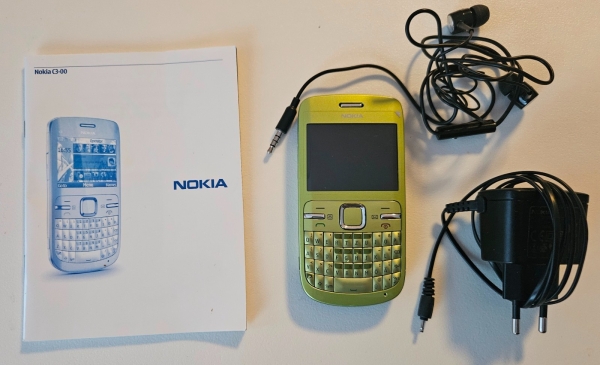 Smartphone Nokia C3-00 grün lime green