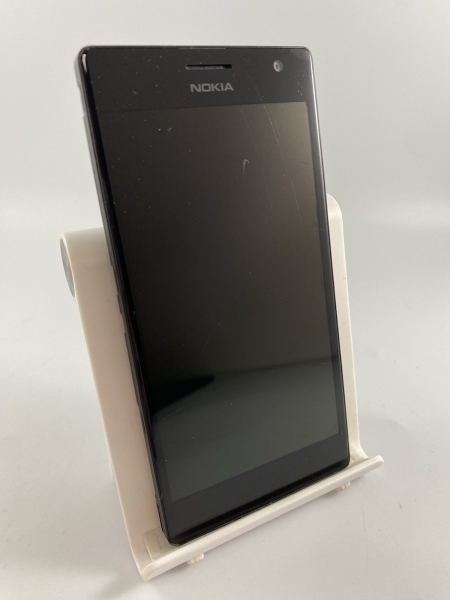 Nokia Lumia 735 schwarz 8GB 4,7″ 6,7MP Smartphone unvollständig gesprungen defekt #A