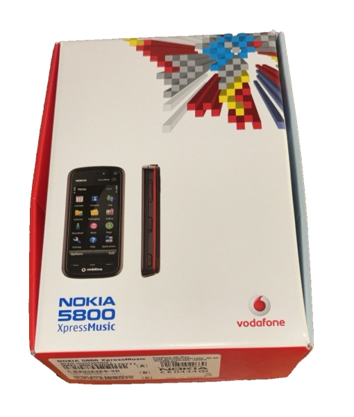 Nokia XpressMusic 5800 Smartphone (Vodafone) – Schwarz NEU DRAKE