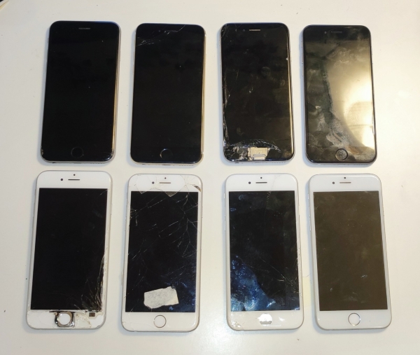 Restposten Bulk 8x Apple iPhone 6 16GB A1586 Smartphone – defekte Teile oder Reparatur