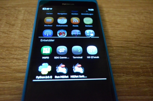 Nokia  N9  16GB – Cyan (Ohne Simlock) Smartphone TLS 1.2 Fix Maploader Meego