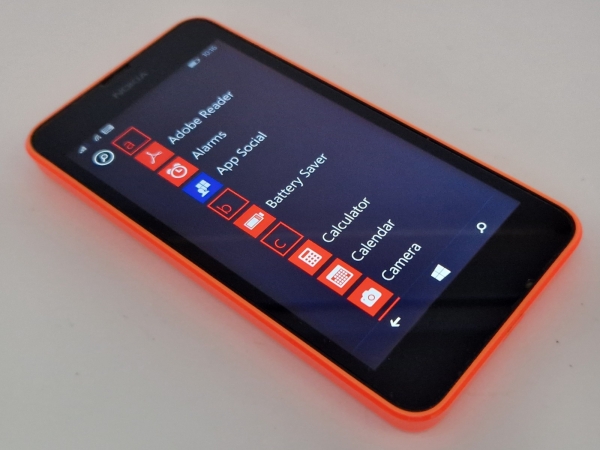 Sehr guter Zustand funktionierendes (Vodafone/Lebara/Asda) Windows 8.1 Nokia Lumia 635 orange Smartphone