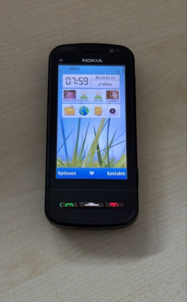 Nokia C6 Black (Unlocked) Smartphone C6-00 RM-612 Geprüft, Händler, Garantie