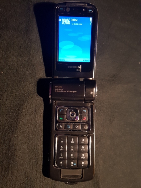 Nokia  N93 – Pearl Black (Ohne Simlock) Smartphone