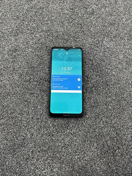 Nokia 6.2 32GB Smartphone 6,3″ TA-1198 schwarz (entsperrt) Android Haarrisse