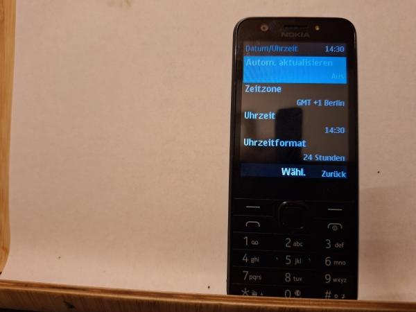 Handy Nokia 230 grau (ohne Simlock) Smartphone