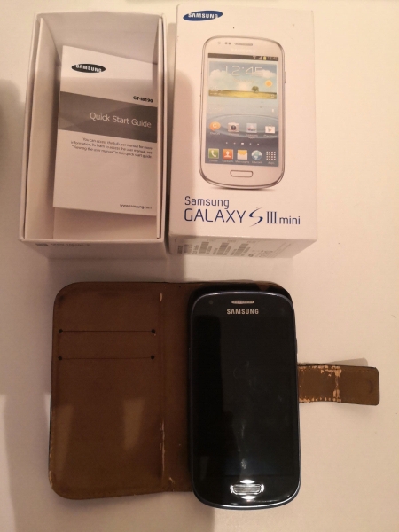 Samsung Galaxy S3 Mini  GT-I8190 Handy Smartphone Pebble Blue