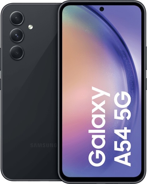 Samsung Galaxy A54 5G Dual-SIM Smartphone 256GB Grau Awesome Graphite – Sehr Gut