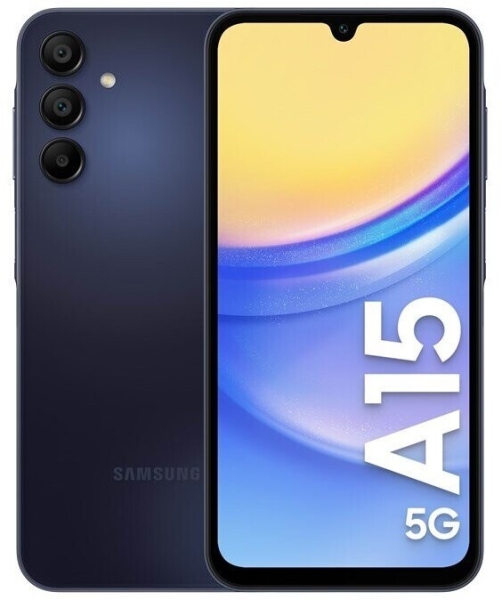 Samsung Galaxy A15 5G Dual-SIM Smartphone 128GB Blue Black – Wie Neu