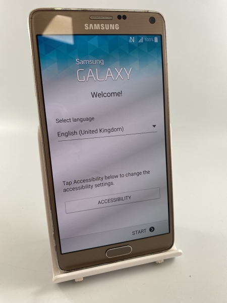 Samsung Galaxy Note 4 Gold entsperrt 32GB 5,7″ 16MP Android Smartphone Defekt #C13
