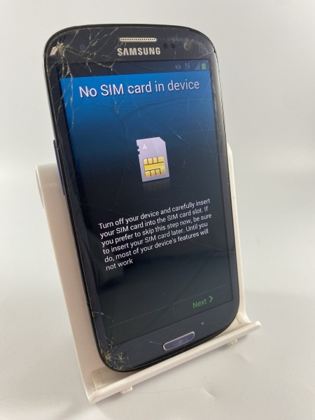Samsung Galaxy S3 blau entsperrt 16GB 4,8″ 8MP Android Smartphone Defekt #C13