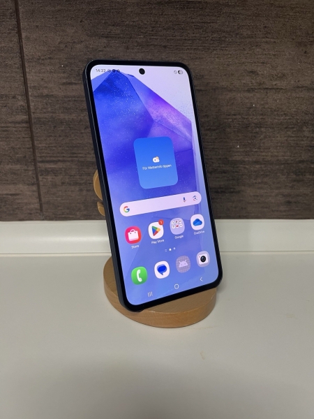 SAMSUNG Galaxy A55 5G 256GB Blau Navy – Smartphone – Android | DE Händler ⭐️