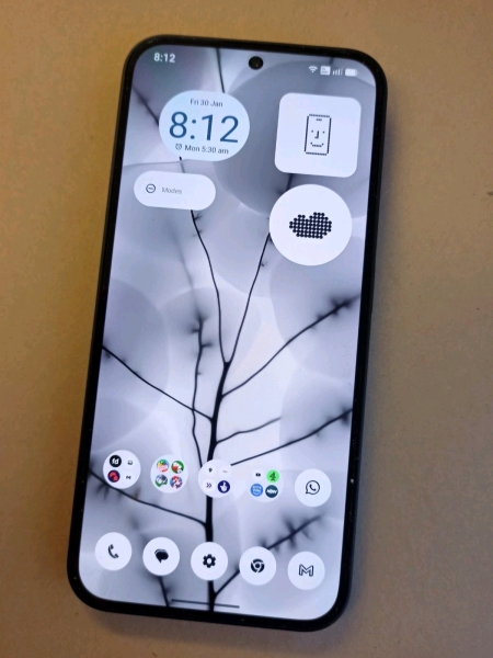 NOTHING Phone (2a) – 256GB 12GB RAM, schwarz, unbeschriftet, entsperrt, Tag der Nutzung! 😁