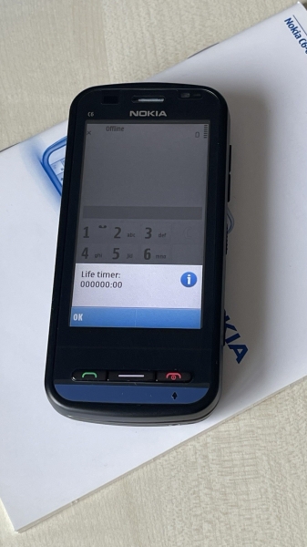 Nokia  C6-00 – Schwarz (Ohne Simlock) Smartphone NEW unbenutzt