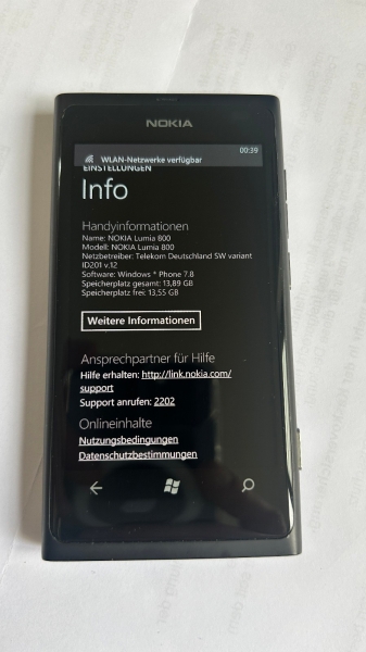 Nokia Lumia 800 Smartphone Handy