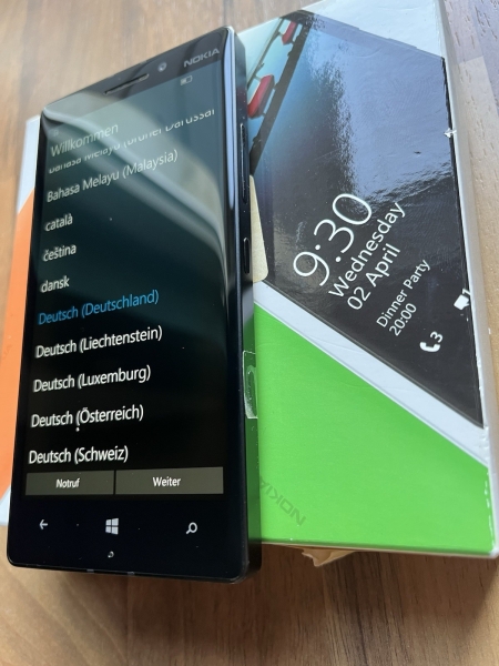 Nokia Lumia 930 – 32GB (Ohne Simlock) Smartphone – Schwarz inkl. OVP