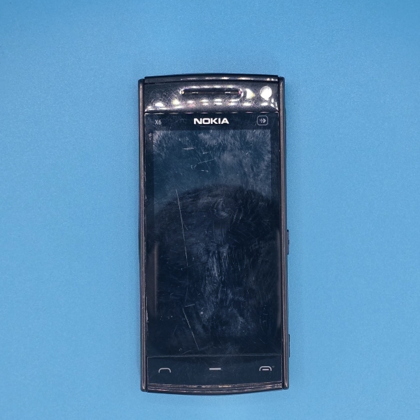 ❌ Nokia X6-00 16GB schwarz – nicht funktionsfähig / ungetestet – Vintage Handy – keine Rücknahme