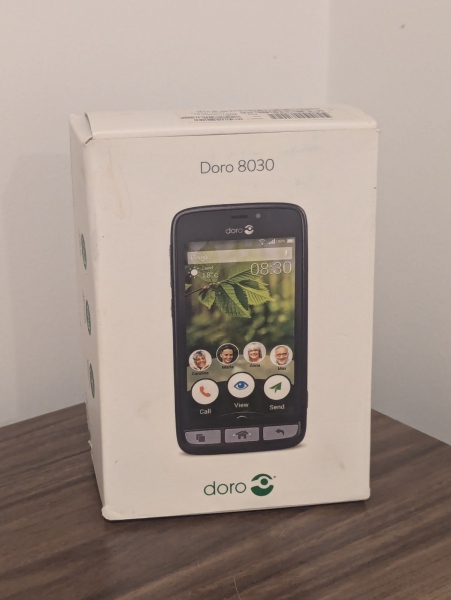 Doro 8030 Tesco Handy Smartphone 8GB schwarz Android Handy 4G LTE Single SIM