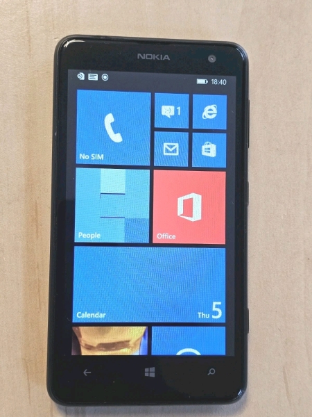 Nokia Lumia 625 512MB, 8GB (entsperrt) Smartphone schwarz