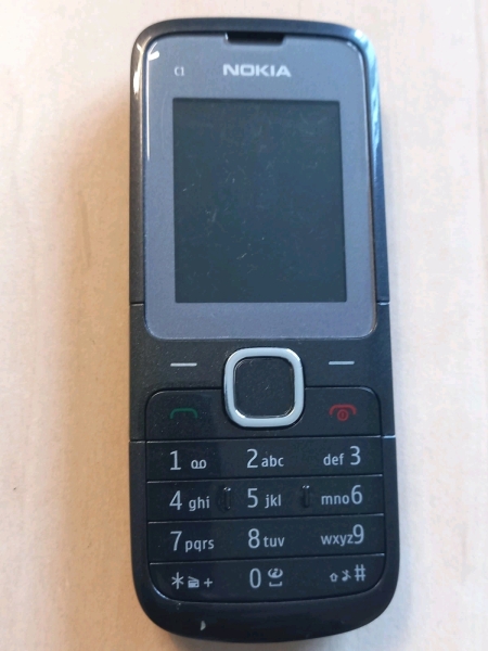 Nokia C1-01 Smartphone dunkelgrau, entsperrt Handy