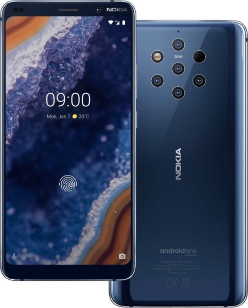 Nokia 9 PureView Smartphone Handy Midnight Blue 128GB /  6GB  Dual-SIM Ram