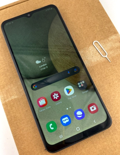 Samsung Galaxy A12 64GB Handy Smartphone Dual Sim entsperrt blau/kostenlos B